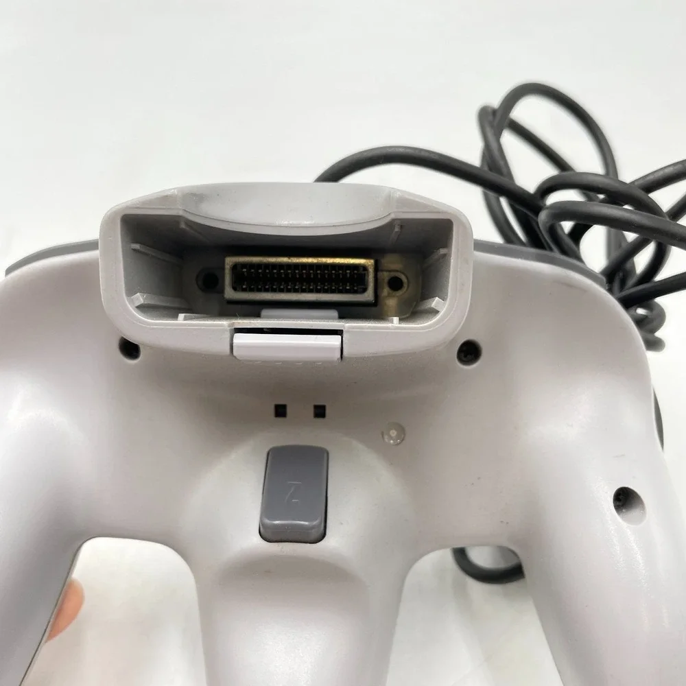 Nintendo 64 Gaming Controller Gray Wired Handheld Ergonomic Joystick for Console